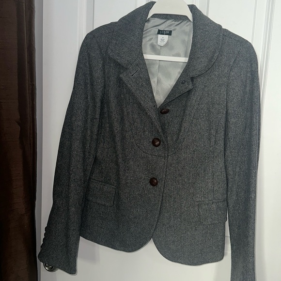J. Crew Factory Herringbone jacket size 10 - Picture 1 of 7